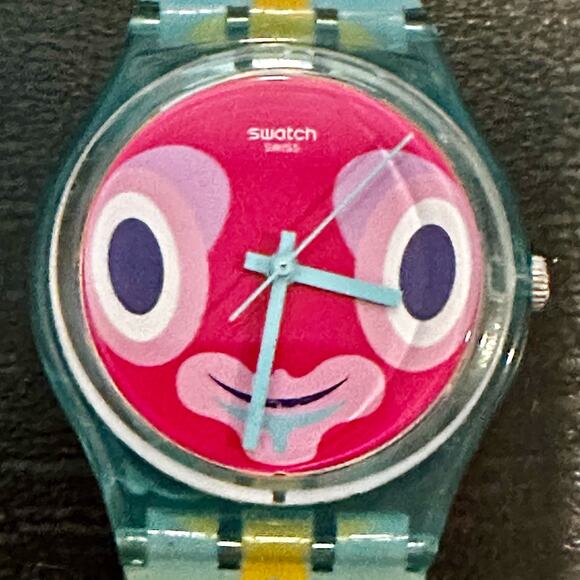 Super Fun, Vintage and Rare Mr. Bubbly Swatch!